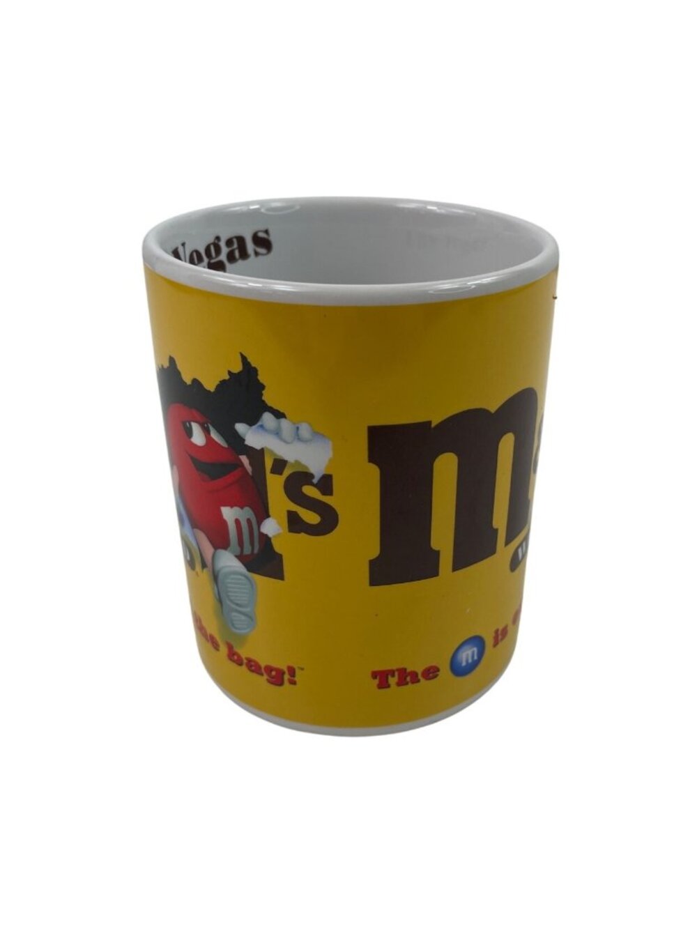 M&M World Ceramic Coffee Mug Las Vegas Souvenir Cup - Picture 3 of 8